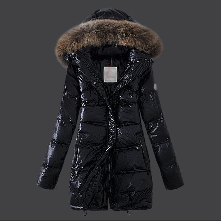 Women's Fur Collar Plus Size Slim Down Jacket