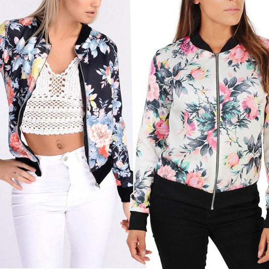 Women's Long Sleeve Rose Jacket