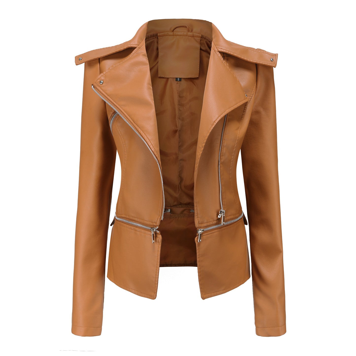 Ladies Motorcycle Leather Jacket