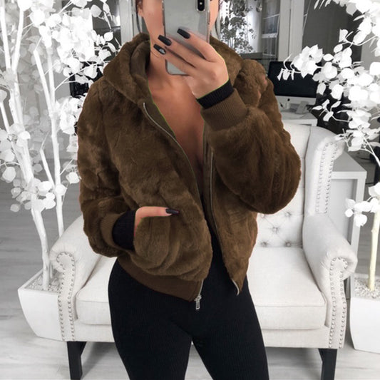 Women's Fox Fur Autumn And Winter Mink Jacket