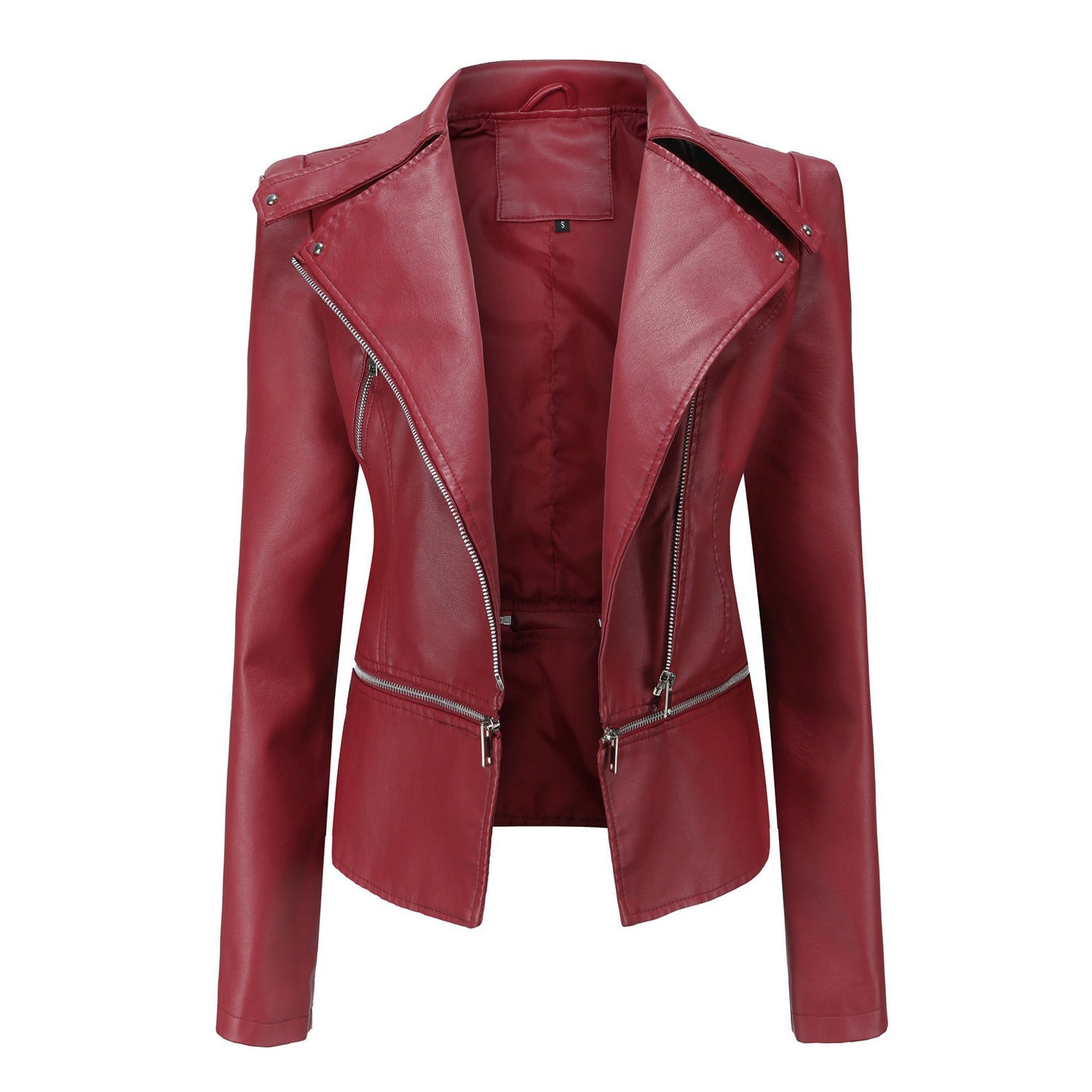 Ladies Motorcycle Leather Jacket