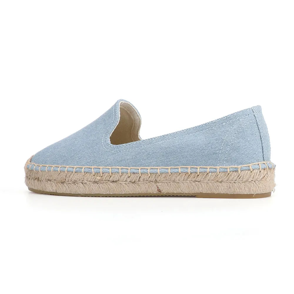 2020 Casual Rushed Slip On Espadrilles 2021 Sale Real Zapatillas Mujer Sapatos Ladies Denim Shoes Sneakers Cartoon Linen Girl