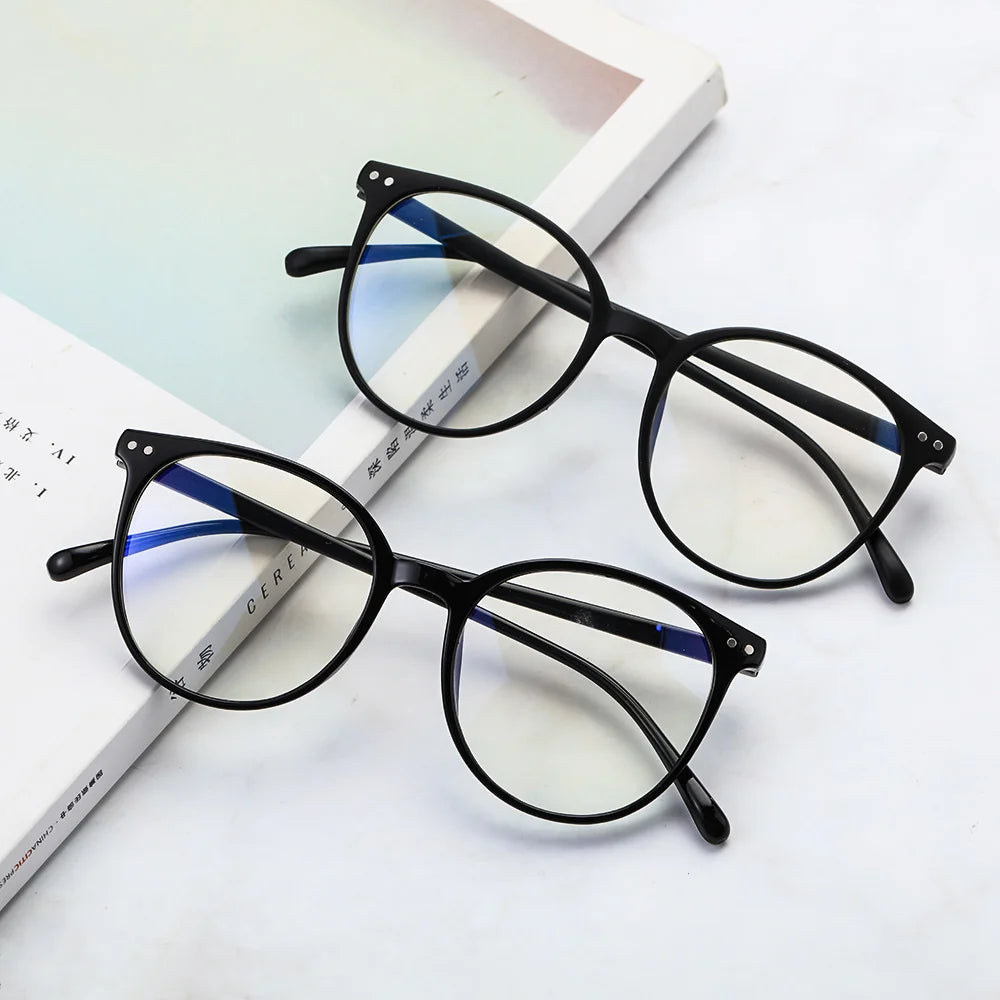 Trendy Office Anti Blue Light Glasses for Women Fashion Transparent Jelly Color Computer Glasses Blue Ray Blocking Lens Eyewear