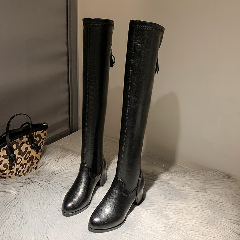 Lange Overknee-Stiefel für Damen