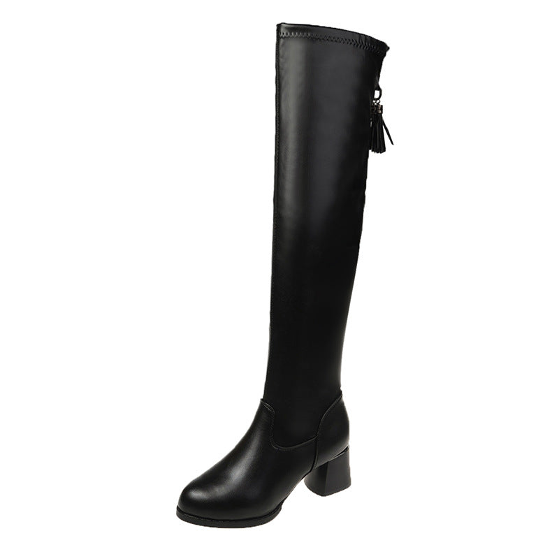 Lange Overknee-Stiefel für Damen