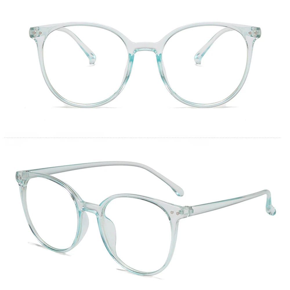 Trendy Office Anti Blue Light Glasses for Women Fashion Transparent Jelly Color Computer Glasses Blue Ray Blocking Lens Eyewear